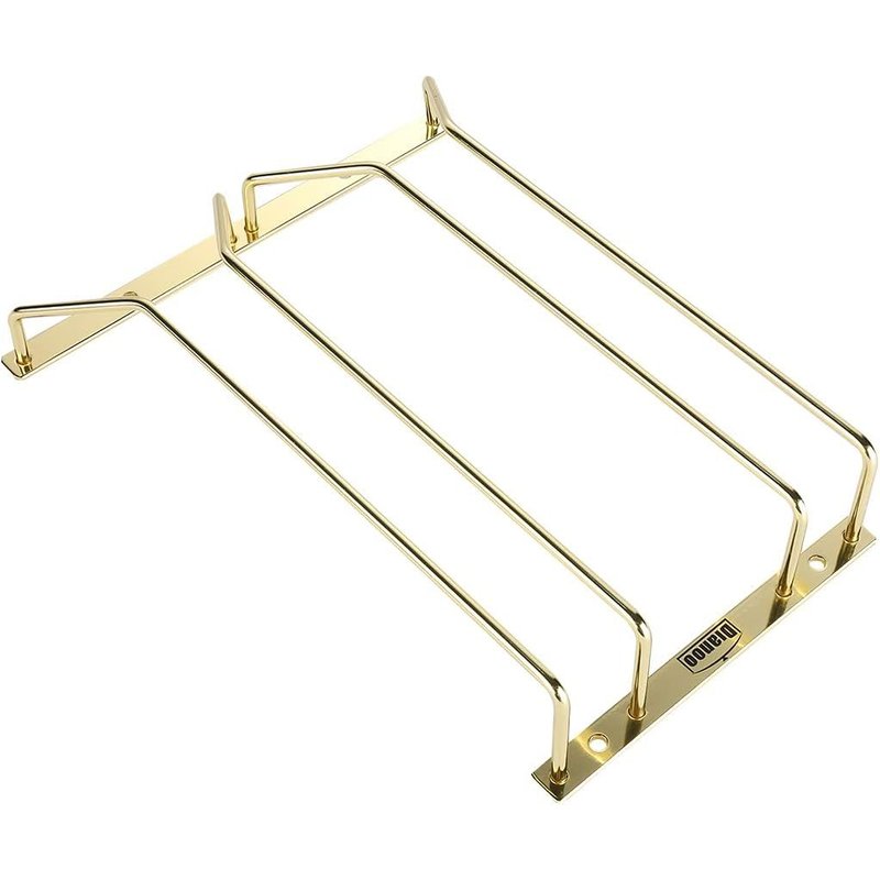 TIANYI-Porte-verres à vin doré 27,5 cm, 1u20133 rangées, fer robuste