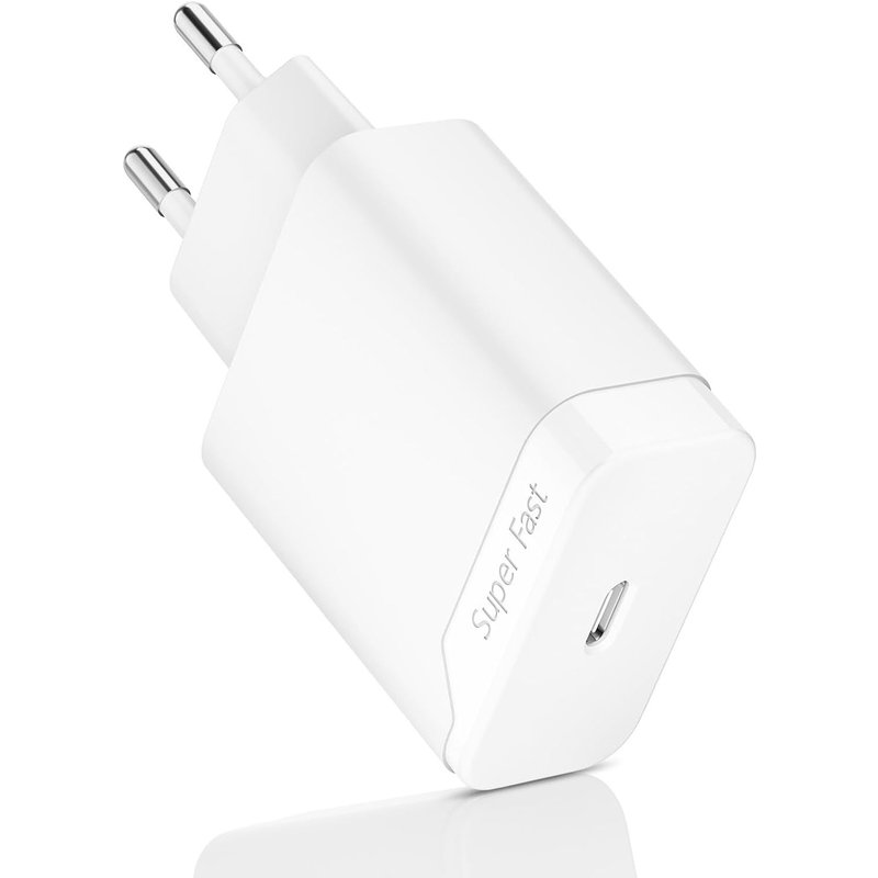 Subzonal-Prise Chargeur Rapide Type C 25w Compatible Avec Samsung Galaxy A16 A15 A17 A25 A26 A35 A36 A54 A55 A56 A06 5g, S25 S24 S23 S22 A22 S21 S20 Fe Embout Secteur Téléphone Portable Adaptateur Bl