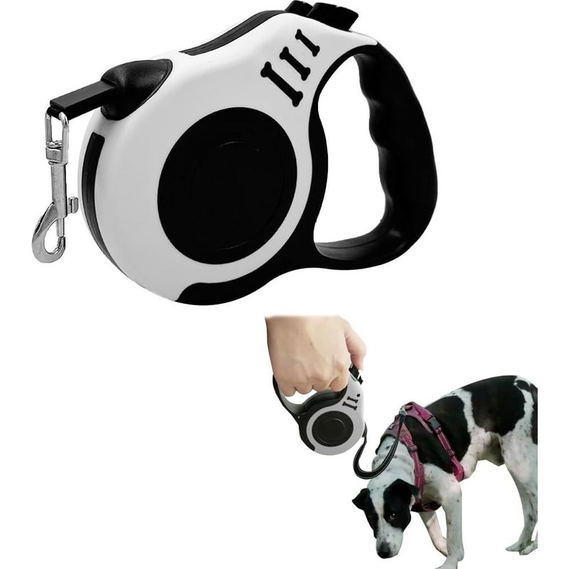 Subzonal-Laisse Chien Enrouleur, 5m, Laisse Pour Chat, Chiens Jusqu'à 15 Kg, Système De Freinage Confortable, Rgonomique Et Moderne