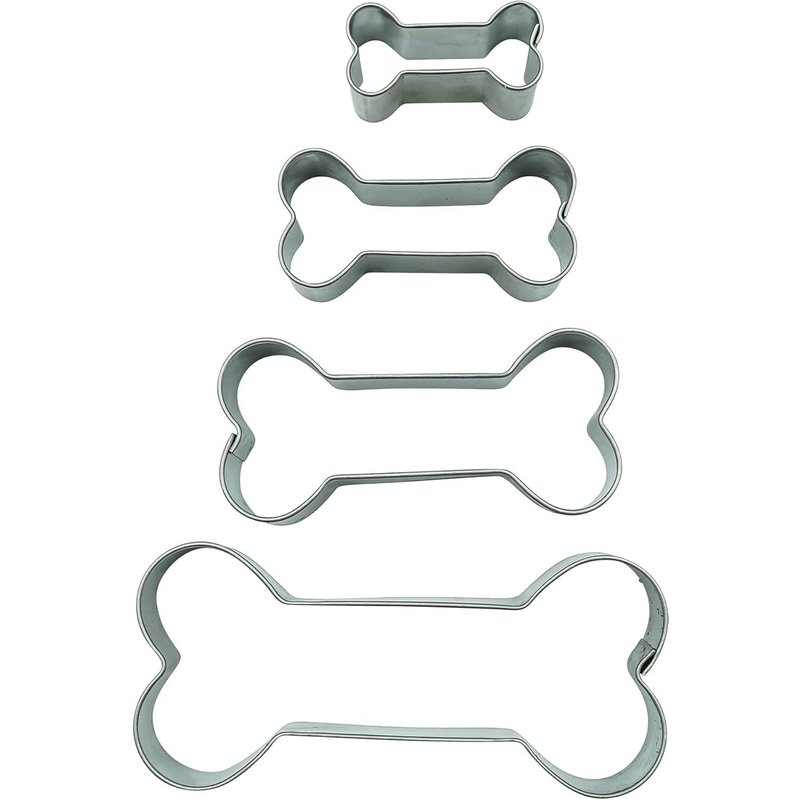 Subzonal-Lot De 4 Emporte-Pièces « Os » En 4 Tailles Différentes ¿ Faire Soi-Même Des Friandises Pour Chien