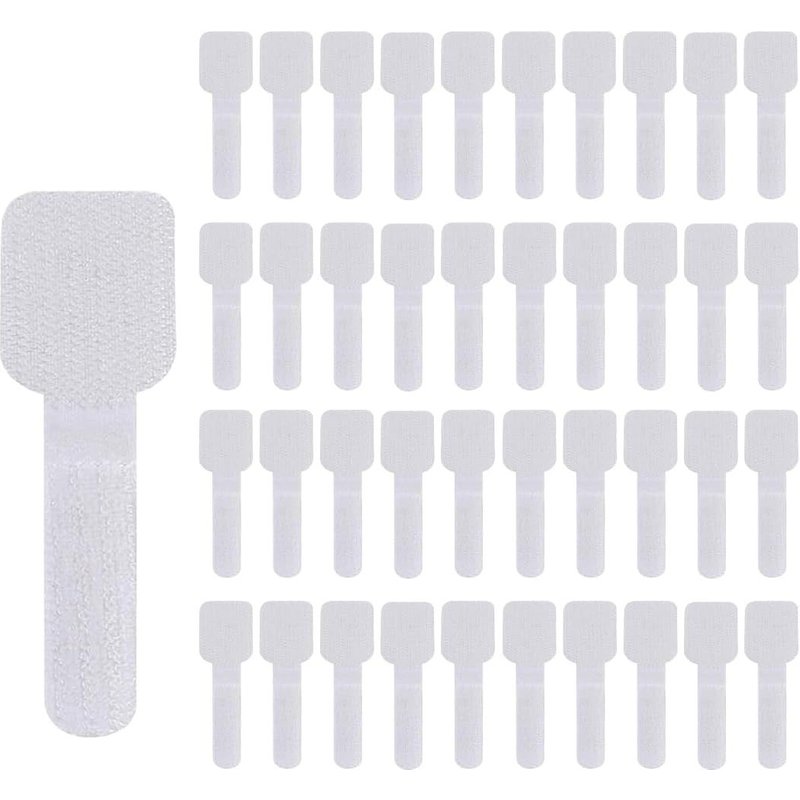 Subzonal-40 Pièces Crochets Adhésifs Extérieurs, Fixation Filet De Sécurité Sans Percer, Filet De Protection Pour Chat, Filet Chat Balcon Et Fenêtre, Extra Forts, Protection Fenêtre Chat (Blanc)