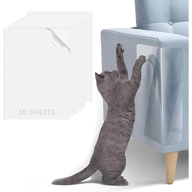 Subzonal-10 Pièces Protecteur De Rayure De Chat,Protecteur De Meubles Pour Chat,Protecteurs Anti Griffes,Protecteur De Rayure De Chat Auto Adhésives,Protections Anti Rayures Pour Meubles Canapé Table