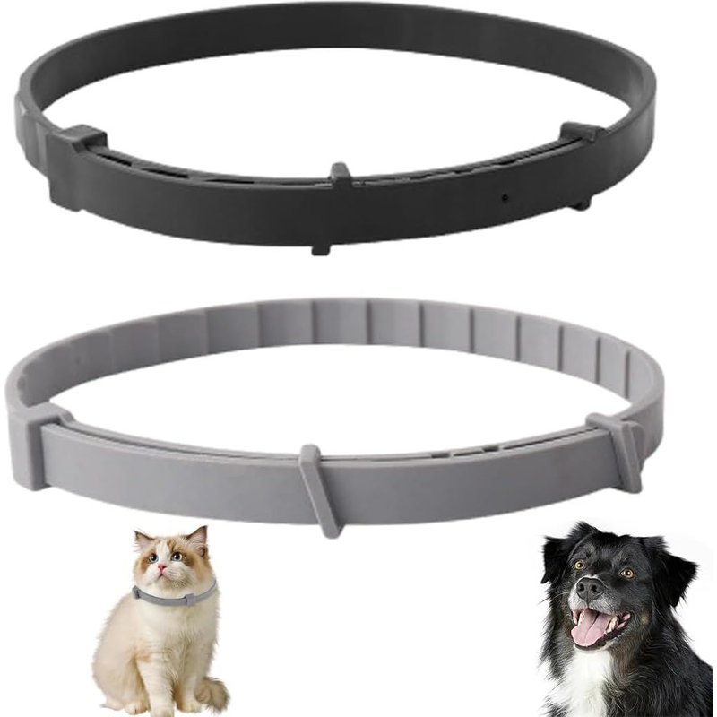 Subzonal-2pcs Collier Anti Puces Pour Chat, 8 Mois De Protection Efficace, Collier Anti Tique Chien, Réglable Et Étanche, Convient Aux Chats De Toutes Tailles, Réduit Le Risque De Leishmaniose