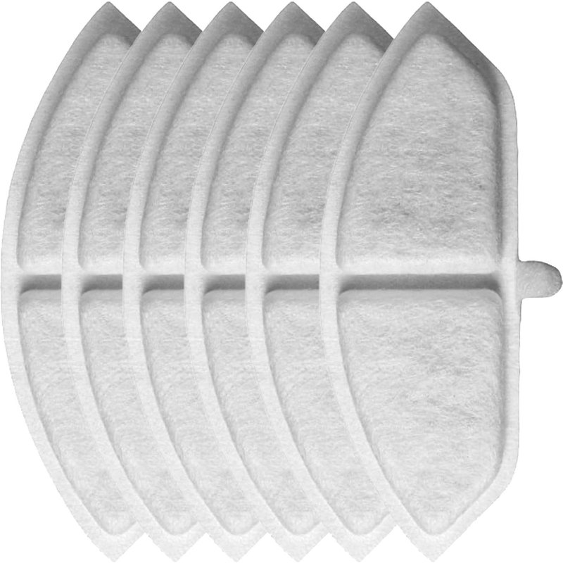 Subzonal-Filtre Fontaine Eau Chat,6 Pack Filtre À Charbon,Avec Charbon Actif Et Résine Échangeuse D'ions,Filtre Les Impuretés