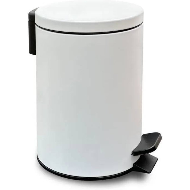 Poubelle de SDB - TODAY - UTILITY - 3 L - Ø 17 x x H 25 cm - Polypropylène - Soft White