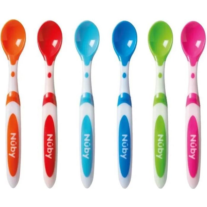 Lot De 6 Cuillères De Sevrage - Nuby - Multicolore