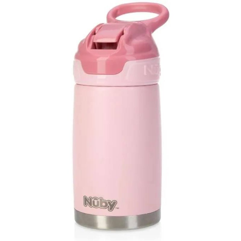 Gourde Isotherme - Nuby - 300 Ml - Acier Inocydable - Rose