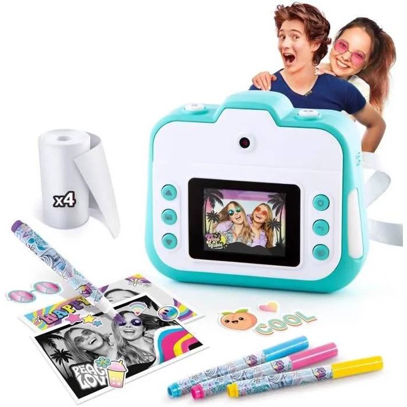 Canal Toys - Creator - Appareil Photo Instantané CLK 001T Turquoise