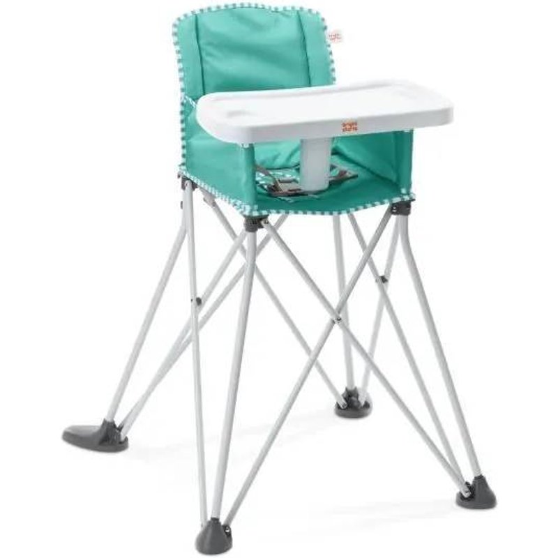 Bright Stars Pop N Dine- Chaise Haute Pour Repas Bébé, Pliable, Nomade, De Voyage, Léger, Facile À Nettoyer, Sac De Transport Inclus