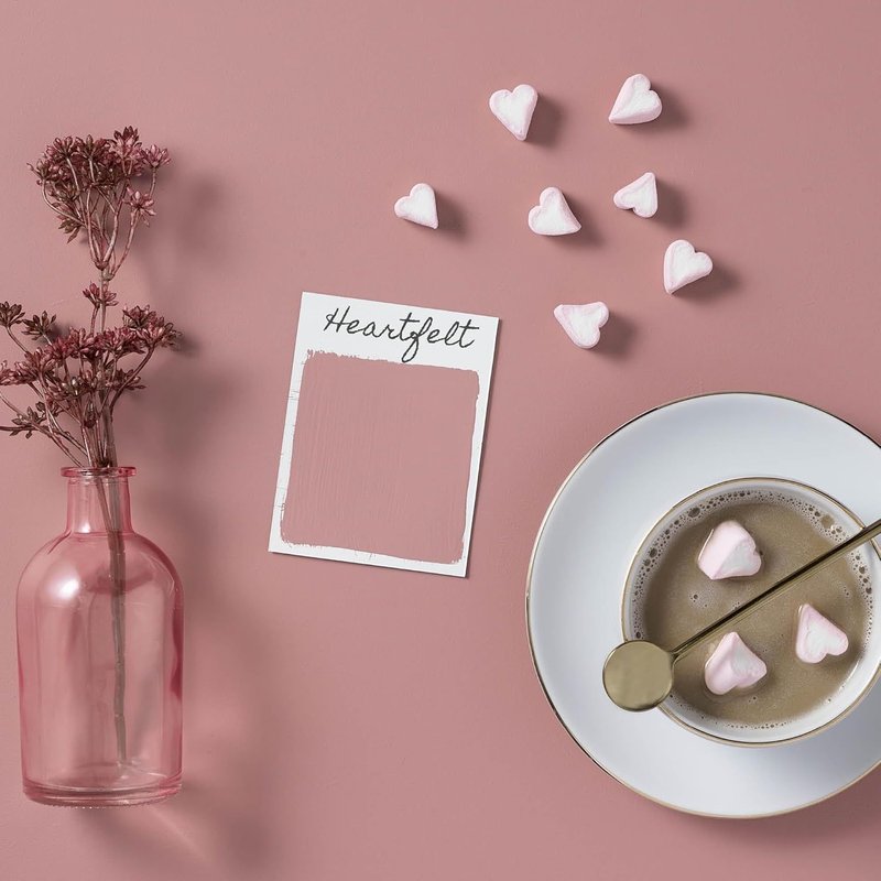 Pink Moisture Resistant Bathroom Wood & Cabinet Paint In Gloss Finish-Heartfelt 750ml