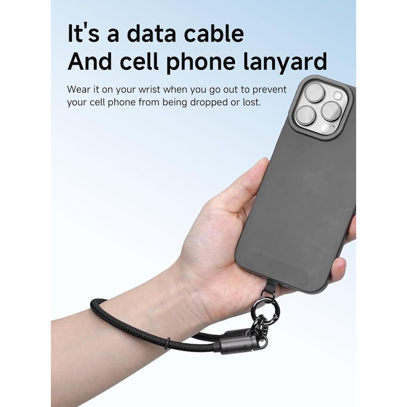 Câble USB4,0,3 m,80 Gpbs 240 W,8K @ 60 Hz,portable USB C vers Type-C pour iPhone 16 Pro Max,iPad Pro,Thunderbolt 5/4/3,SSD externe (Gris,30 cm)