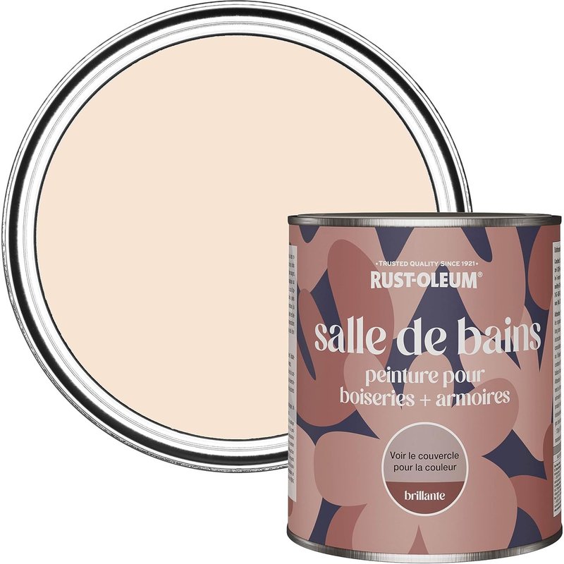 Pink Moisture Resistant Bathroom Wood and Cabinet Paint in Gloss Finish-Melrose 750ml