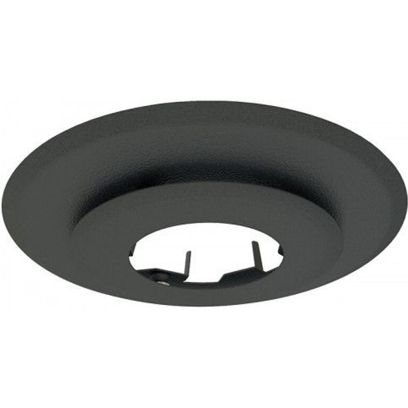 Plaque de propreté ronde noir mat - diamètre 100 mm TEN