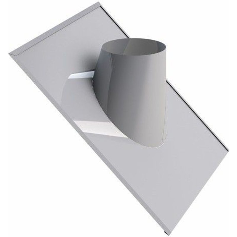 Solin 30/45° inox pour toit ardoise - pour conduit 230 mm TEN