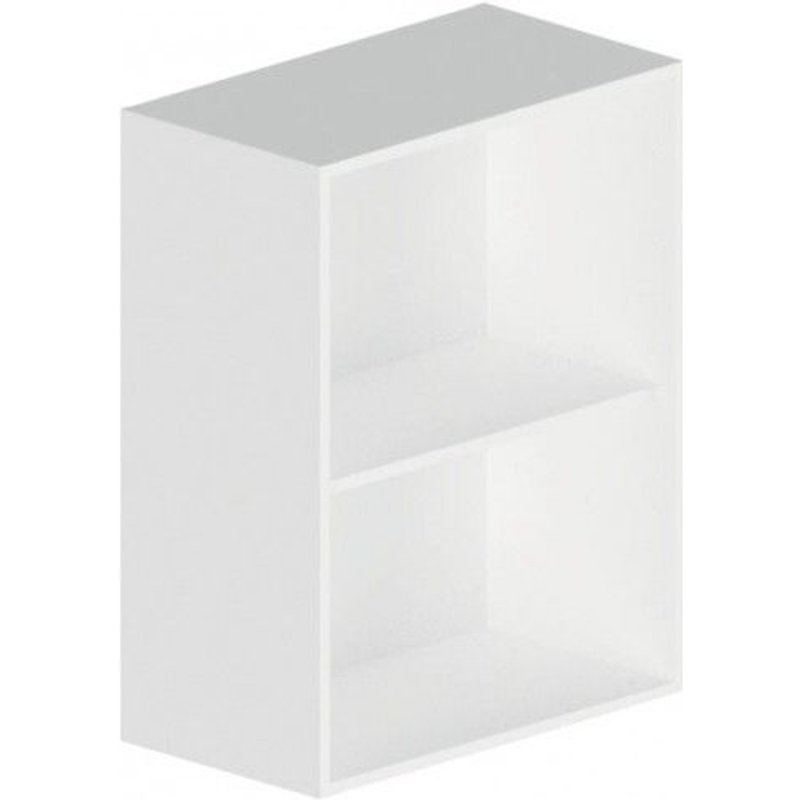 Caisson Haut Hauteur 770 Mm Profondeur 330 Mm Avec 1 Tablette - Blanc - L 600 Mm Bricozor