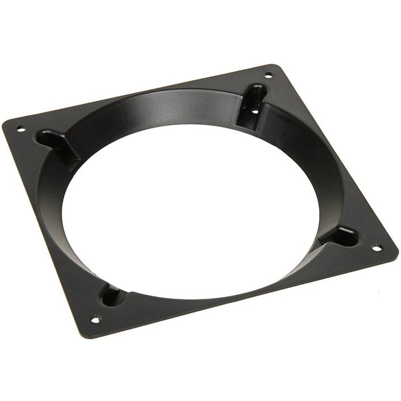 Bitspower BP-FA140120-BK - Adaptateur de ventilateur (120 à 140 mm) - noir