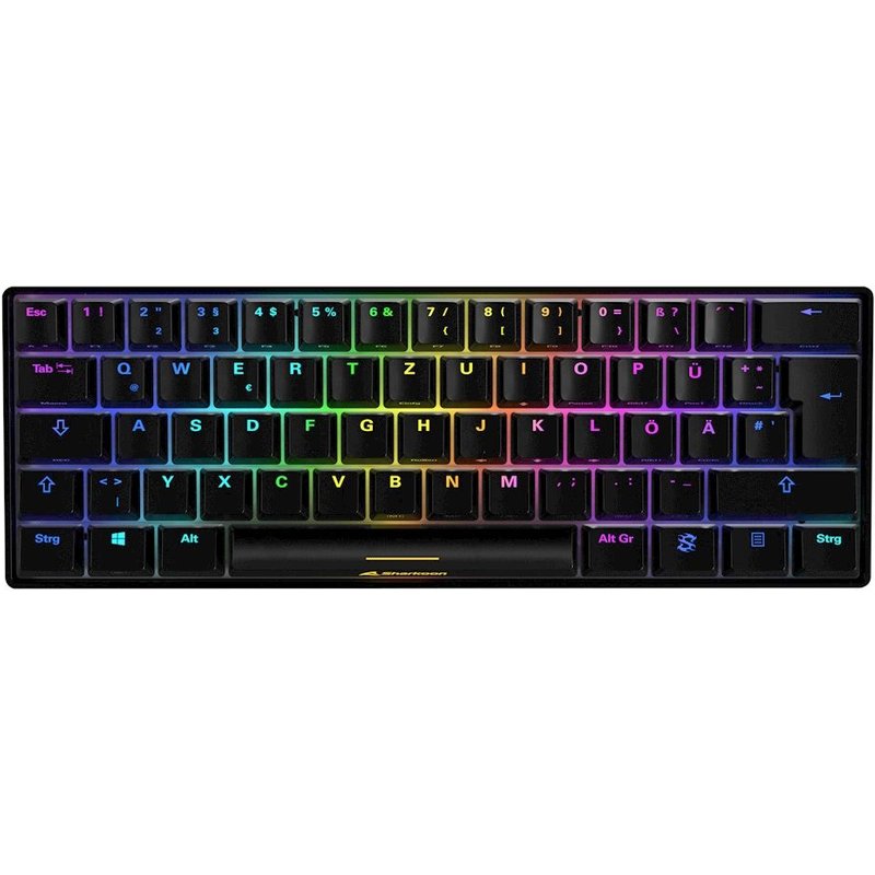 Sharkoon SGK50 S4 clavier Gaming USB QWERTZ Allemand Noir