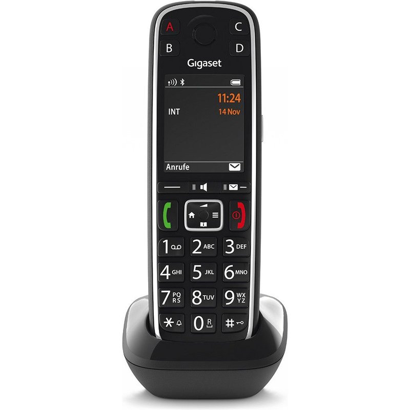 Gigaset E720HX Téléphone analog/dect Identification de l'appelant Noir