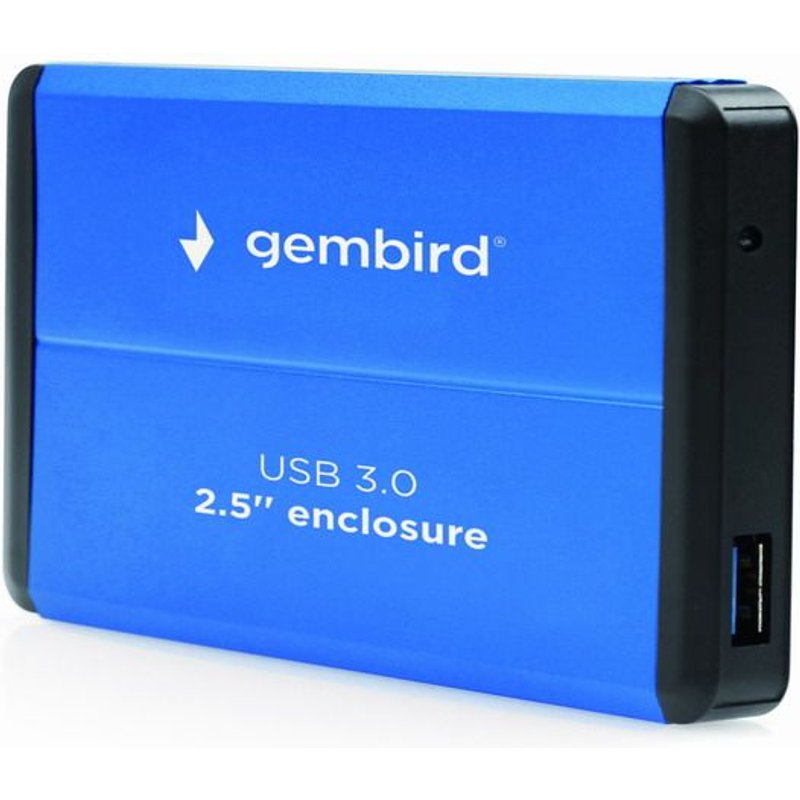 Gembird EE2-U3S-2-B Boîtier de disques de stockage Boîtier HDD Bleu 2.5