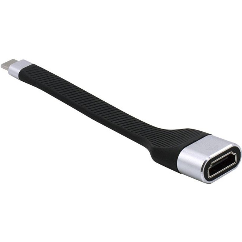 i-Tec - Adaptateur vidéo - USB-C mâle pour HDMI femelle - noir - plat