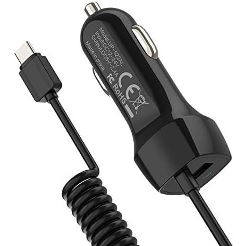 Chargeur Voiture Usb Rapide Avec Type C Câble Chargeur Allume Cigare12v Pour Samsung Galaxy S23 Ultra Plus S22 S21 S20 A53 A23 A13 A14,Pixel 7 Pro 6,Phone 13 12 11 Xs,Huawei P20 P30 Allume Cigare