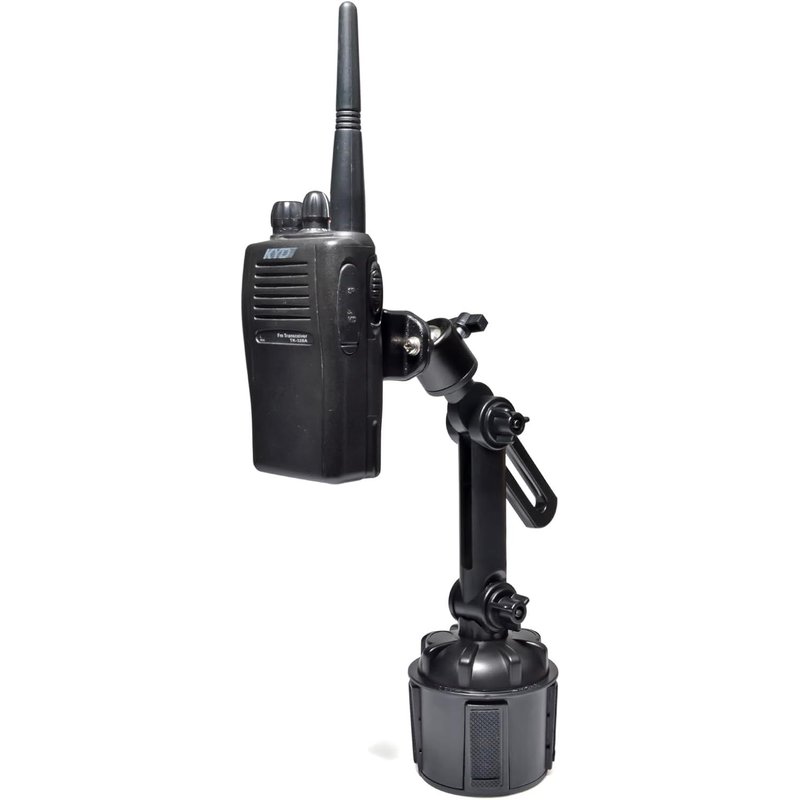 Universal Car Radio Mount,Walkie Talkie Holder Adjustment Mount Compatible with Motorola Kenwood Two-Way Radio Belt Clip for Car Truck SUV