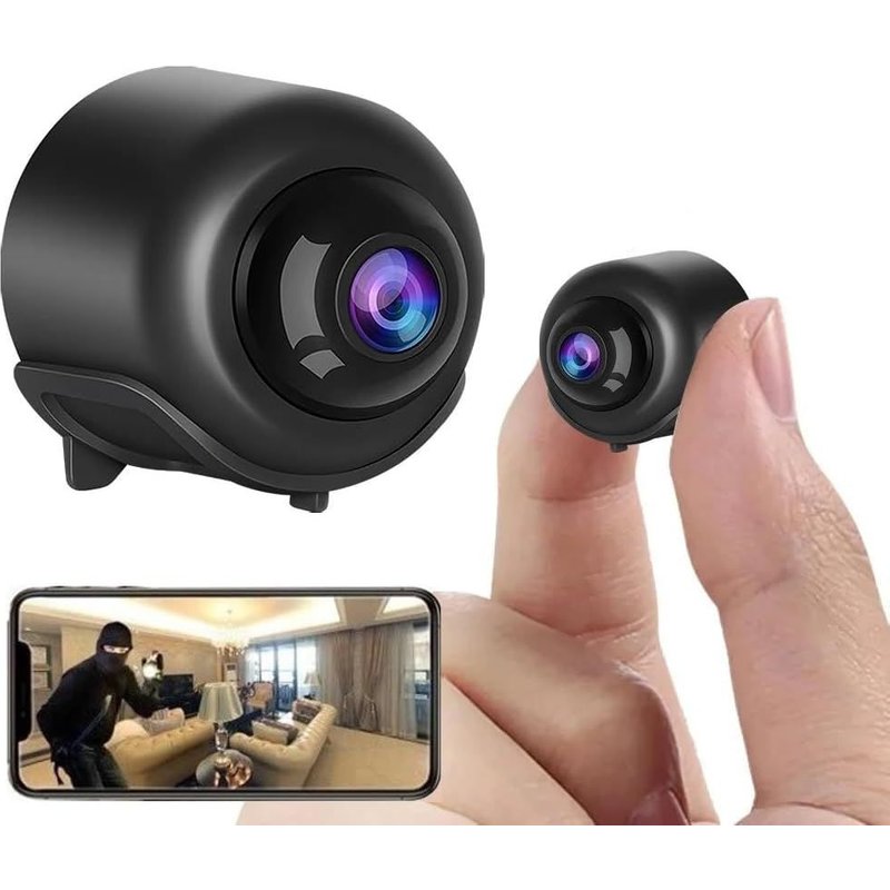 Mini Hidden Spy Camera IP WiFi HD 1080P with App for Real Time Video Watching from Mobile Phone Micro Security Camera for Surveillance with Night Vision and