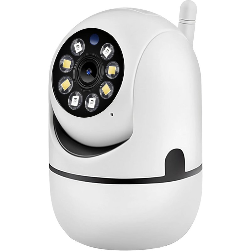 1080P WiFi Indoor Surveillance Camera with App,355° Swivel Camera,Motion Tracking,Pet Camera,Indoor Camera for Home,Baby,Video/Camera