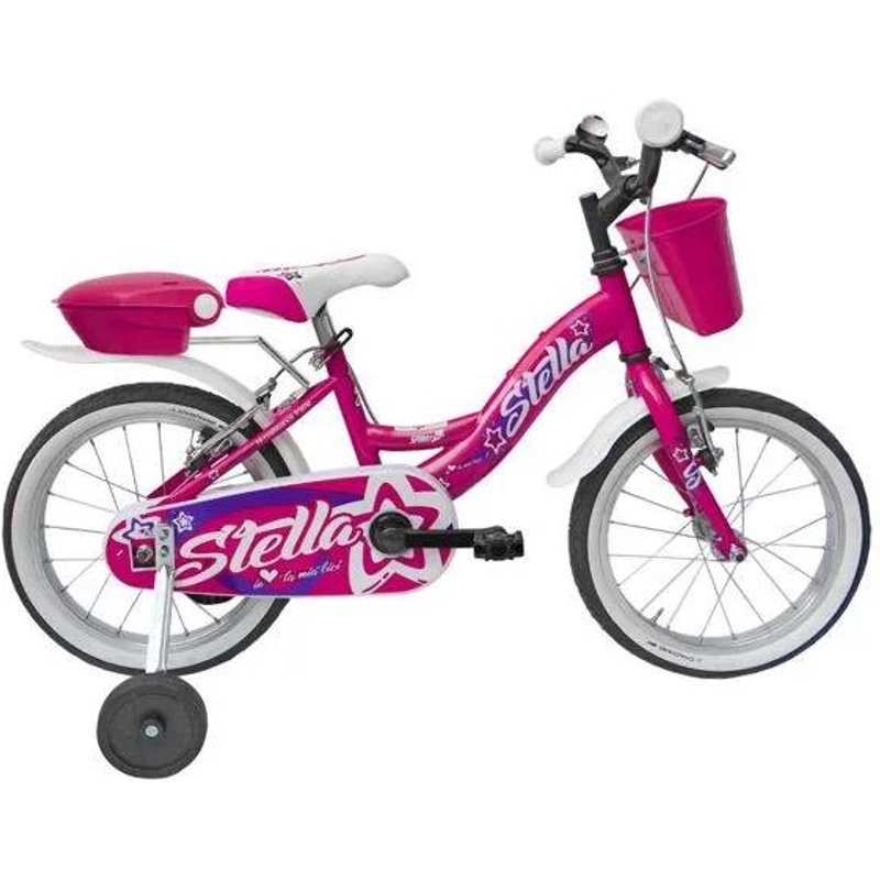 Bicicletta Bambina Sport 1 Stella Fuxia 16 Pollici