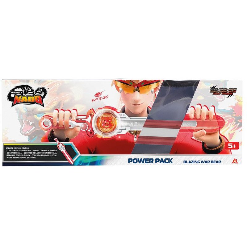 Infinity Nado Pack Lanceur Sabre + Toupie 3D Gale Wings