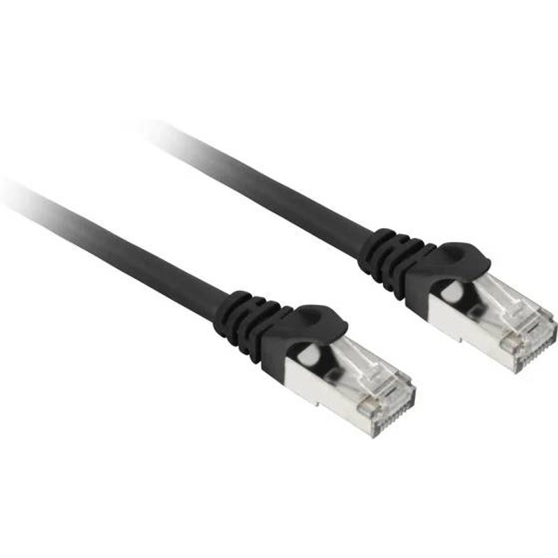 Sharkoon Câble de raccordement RJ-45 S/FTP Cat.7 (Noir, 3 mètres, Câble brut)