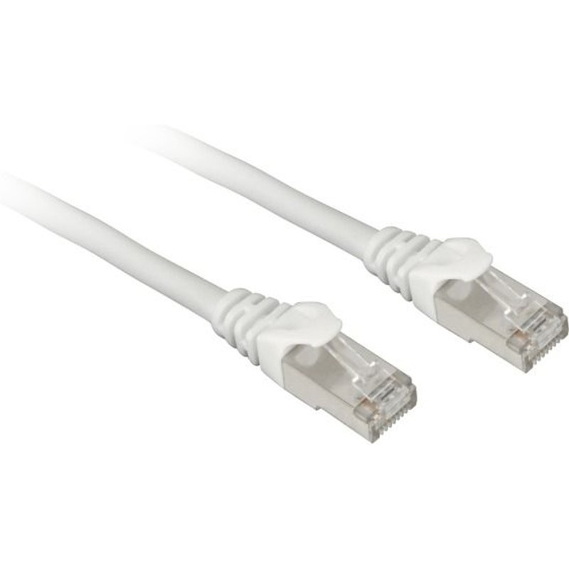 Sharkoon Câble de raccordement RJ45 Cat.7a SFTP 0,5m (Blanc)