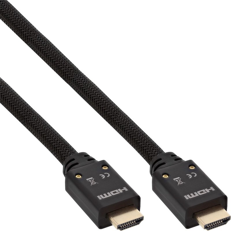 InLine 17515A câble HDMI 15 m HDMI Type A (Standard) Noir