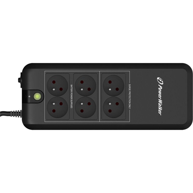 PowerWalker VFD 600 APFC FR alimentation d'énergie non interruptible Veille 0,6 kVA 300 W 6 sortie(s) CA