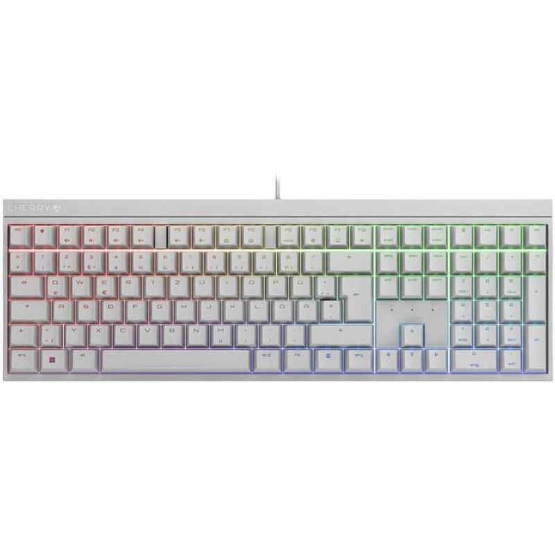 CHERRY MX 2.0S clavier Gaming USB QWERTZ Allemand Blanc