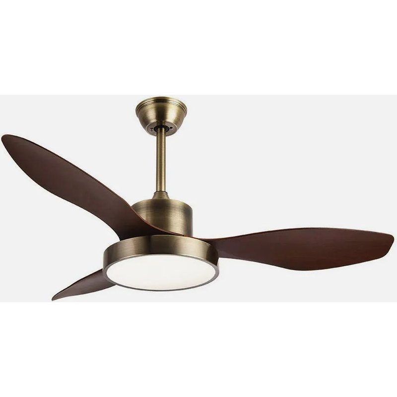 Fabrilamp 128599336 ventilateur Or, Chêne