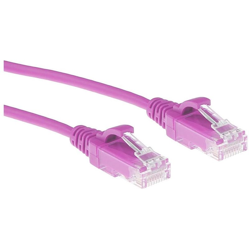 ACT DC9403 câble de réseau Rose 3 m Cat6 U/UTP (UTP)