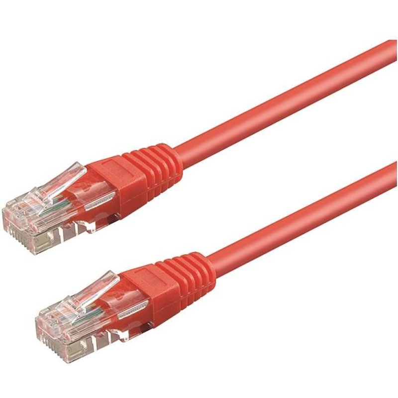 WP WPC-PAT-6U050R câble de réseau Rouge 5 m Cat6 U/UTP (UTP)