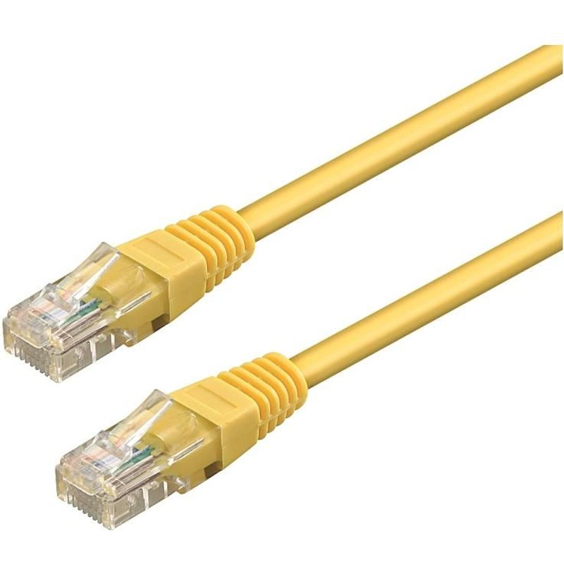 WP WPC-PAT-6U050Y câble de réseau Jaune 5 m Cat6 U/UTP (UTP)