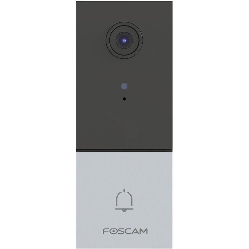 Foscam VD1 système vidéophone 4 MP Noir, Argent