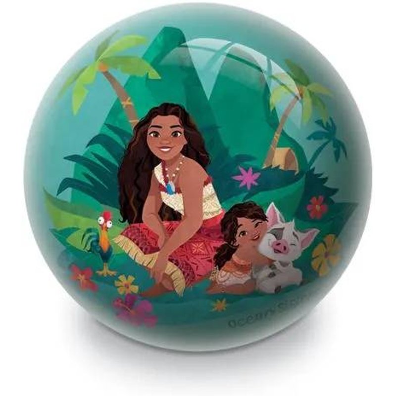 Ballon Pvc Ø 20 Cm - Mondo - Vaiana - Multicolore - Résistant - Bioball