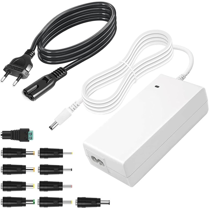 12V 5A Power Adapter,AC 100-240V to 12V 5Amp 4A 3A 2A 1A Transformer for LED Strip Light DVR NVR Security Cameras System CCTV Accessories