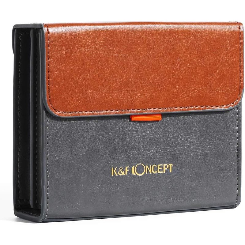 Pochette Filtre Photo Poche Caméra Sac Imperméable Etui en Cuir pour ND8 ND64 ND1000 Filters Carré 100 * 100mm