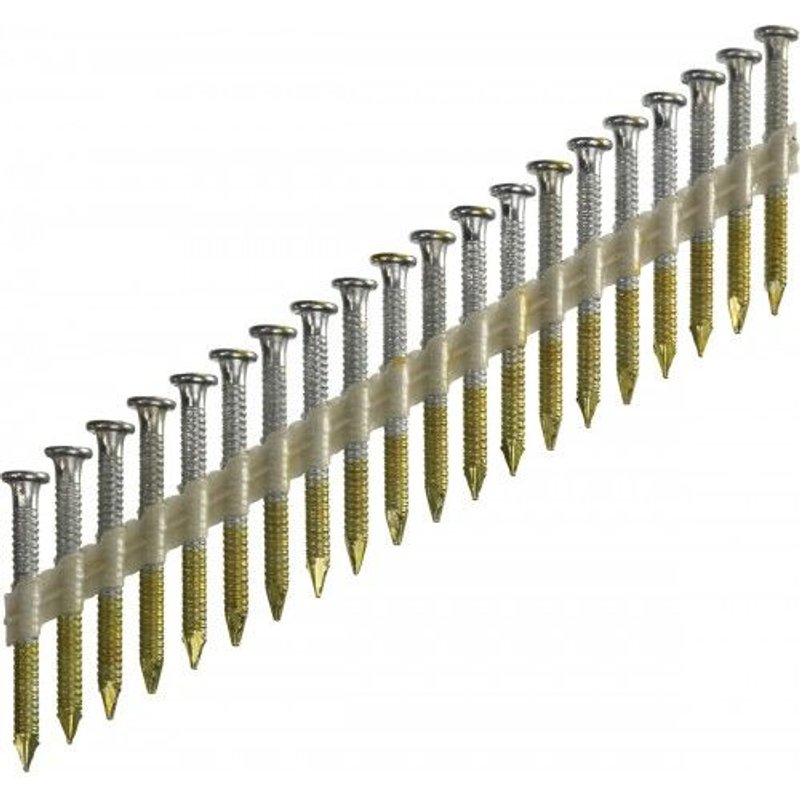 Clous annelés 4x40 mm D34° Galva 12µ tête ronde - boîte de 1000 SENCO