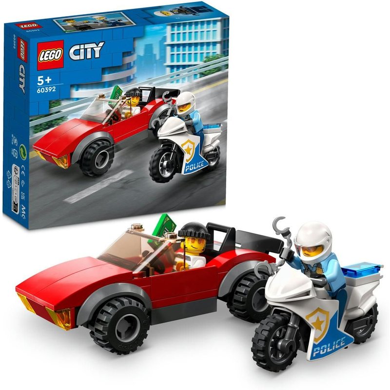 LEGO City - La course-poursuite de la moto de police - 60392