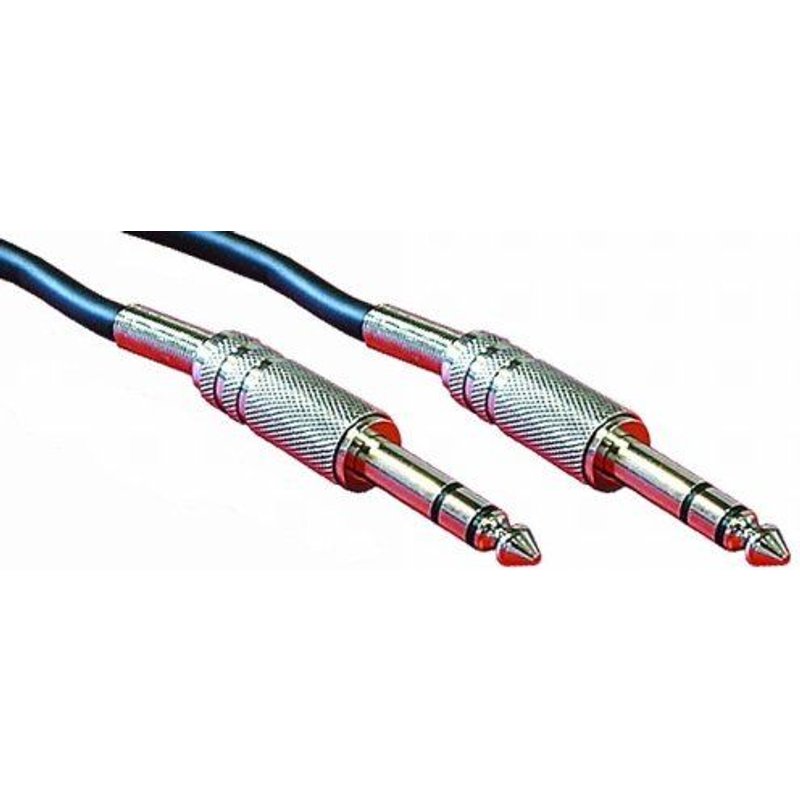Vse 641119 Cable jack, stereo 6.3 mm, 6 m Longueur