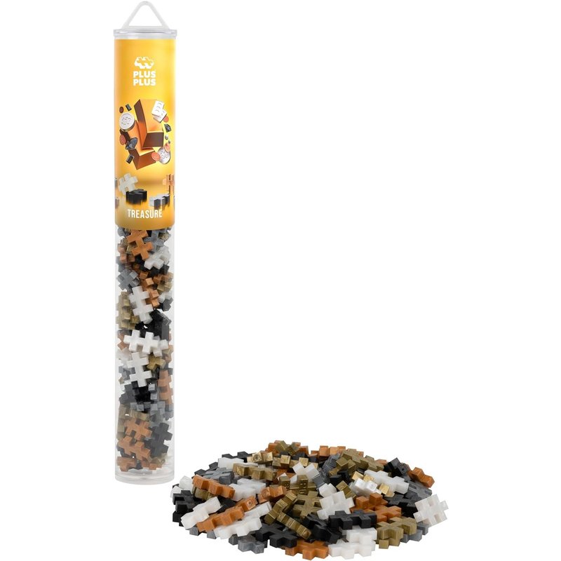 100 Briques de Construction Mélange de Couleurs Métallique Tube Trésor 100 Pièces Jeu de Construction pour Enfant Dès 3 Ans Jouet Éducatif et Ludique Fille et Garçon PP4320