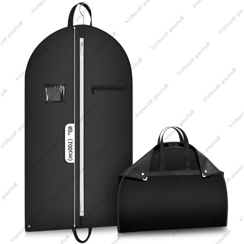 Housse De Vêtement De Qualité Supérieure, Housse De Costume Respirante Pour Le Rangement Dans Les Placards Le Noir M