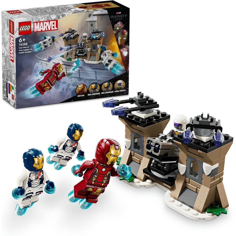 LEGO Marvel - Iron Man et l'Iron Legion contre le soldat de l'Hydra - 76288