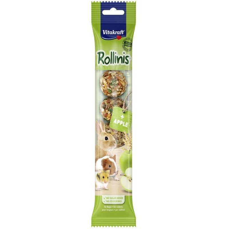 Vitakraft Rollinis En-Cas 40 G Cochon D'inde, Souris, Lapin